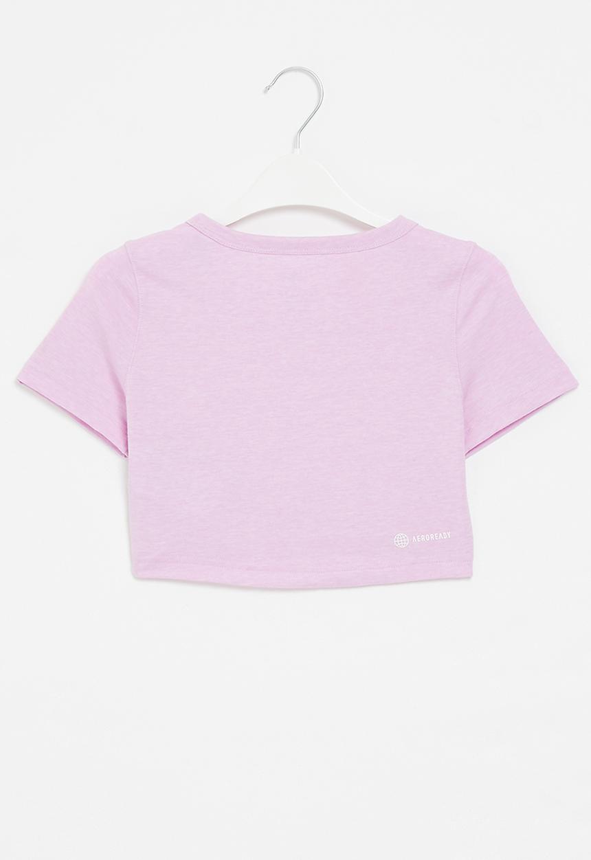 adidas Originals - G yoga crop tee - bliss lilac