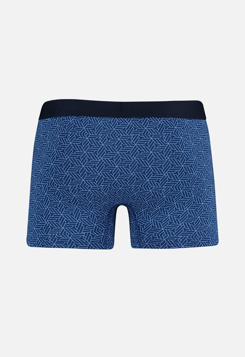 Trendyol - Patterned 3 pack boxers - blue & navy