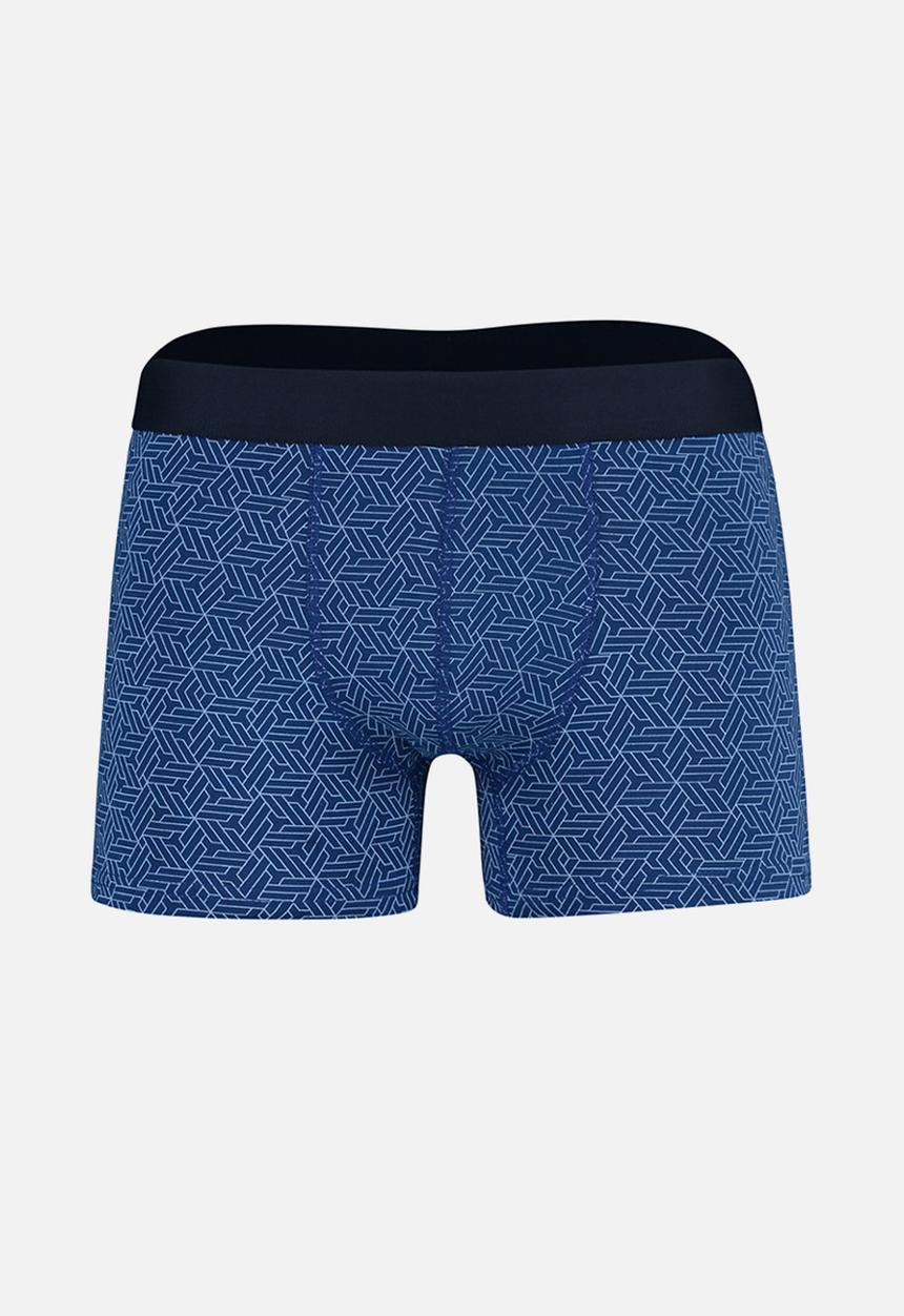 Trendyol - Patterned 3 pack boxers - blue & navy