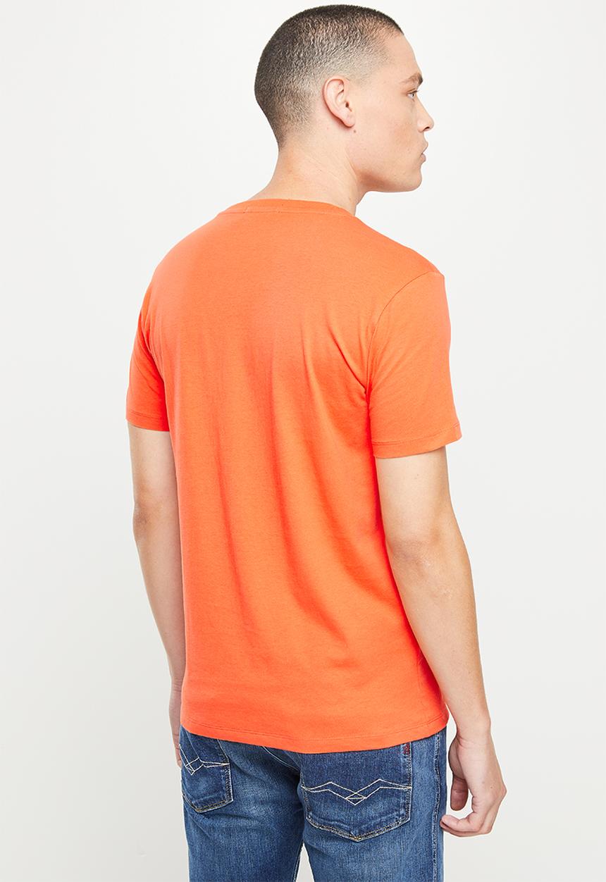 Replay - Basic jersey 81 print - orange