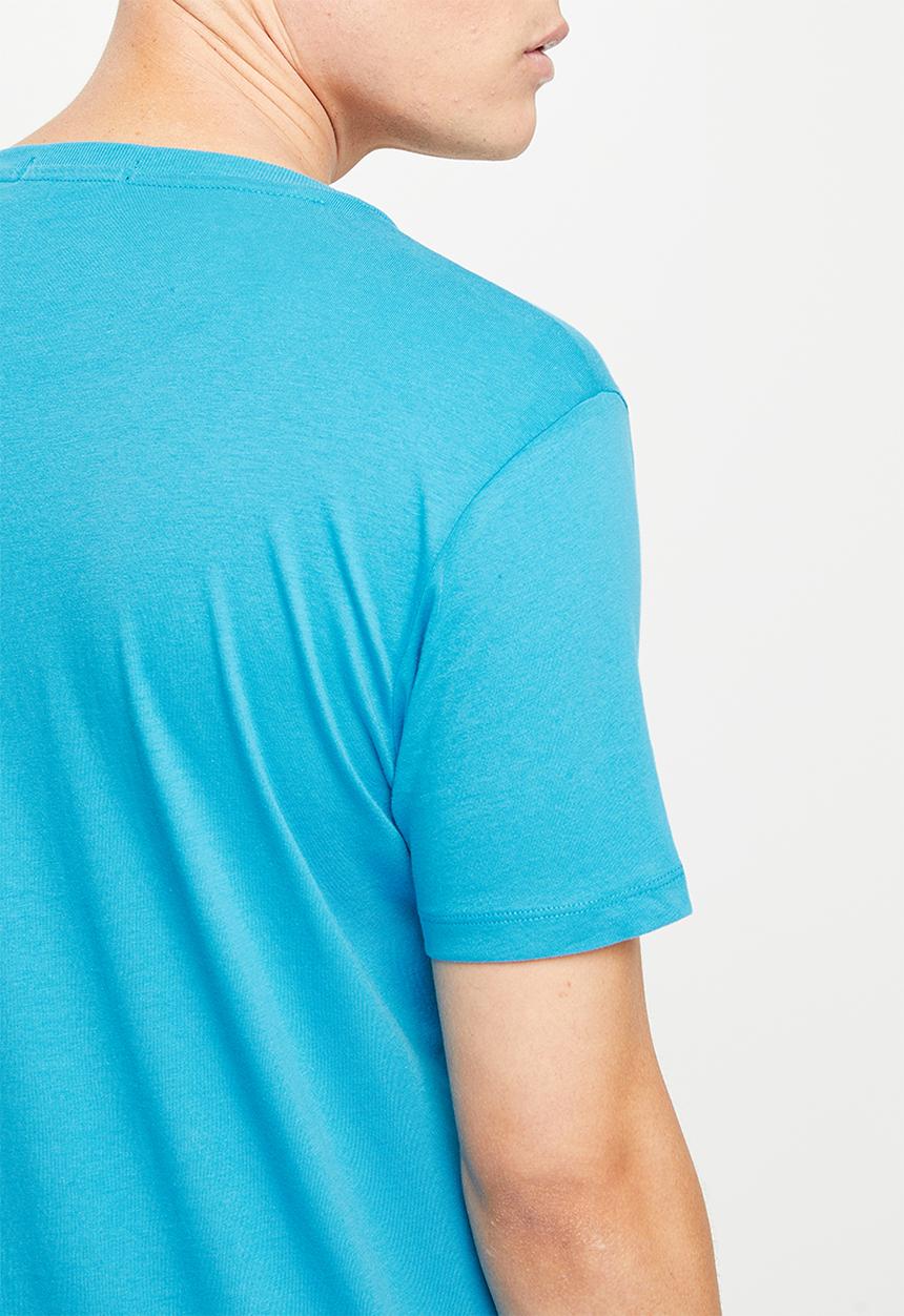 Replay - Basic jersey 81 print - teal
