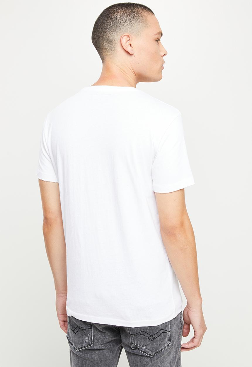 Replay - Replay tiger face tee - white