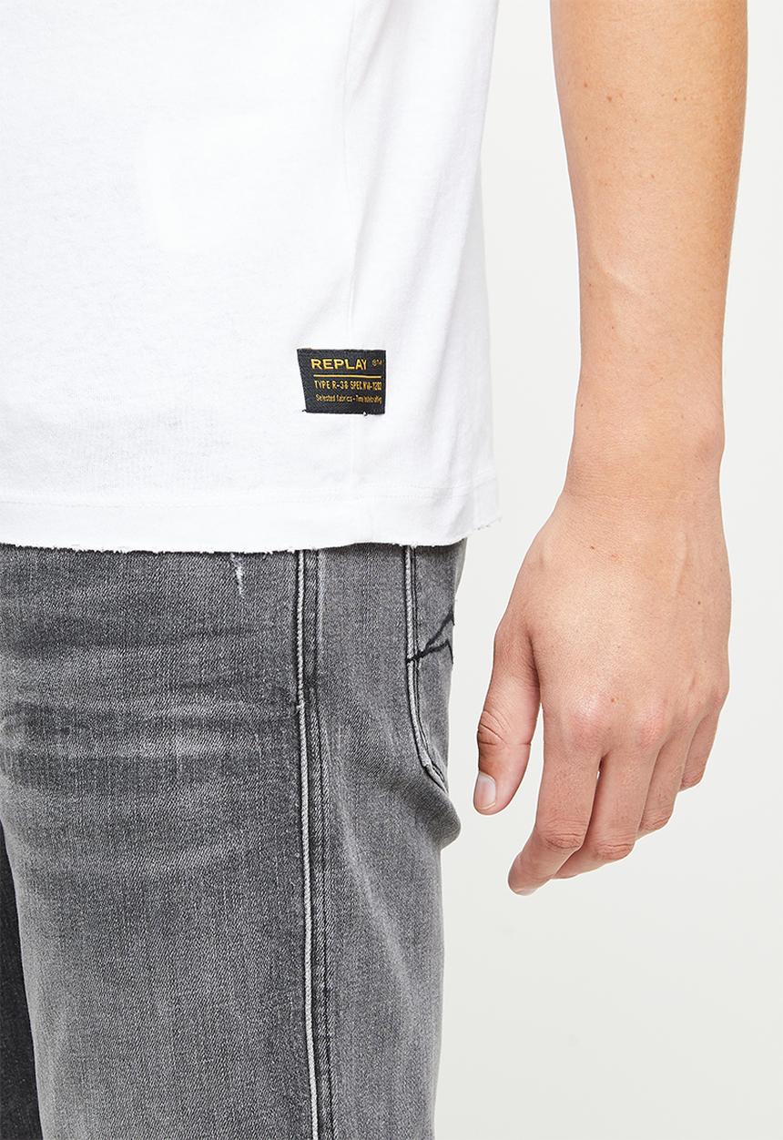 Replay - Replay tiger face tee - white
