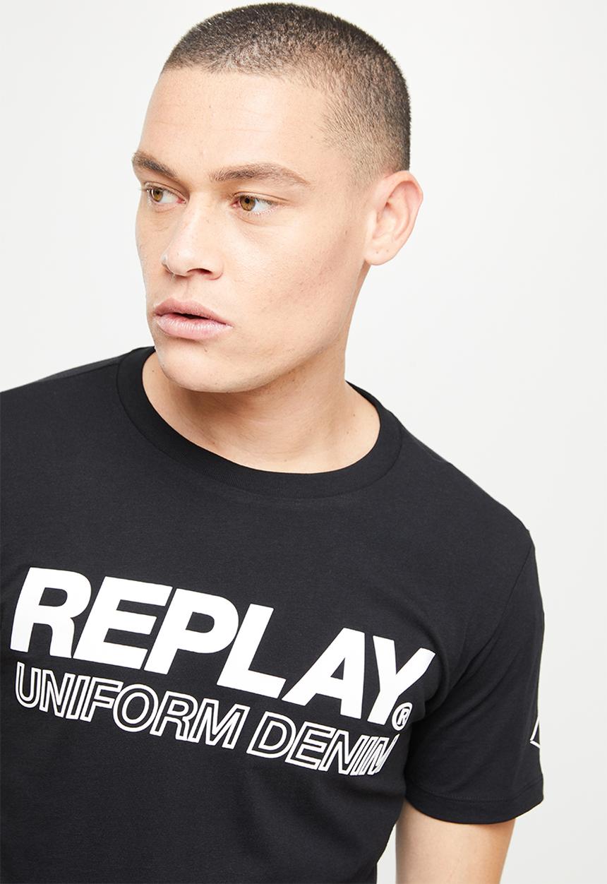 Replay - Basic jersey 30/1 - black