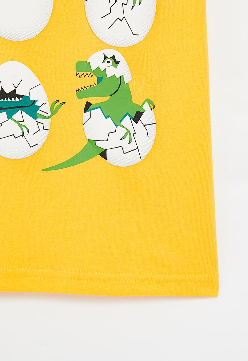 Pop Candy - Dino tee - yellow