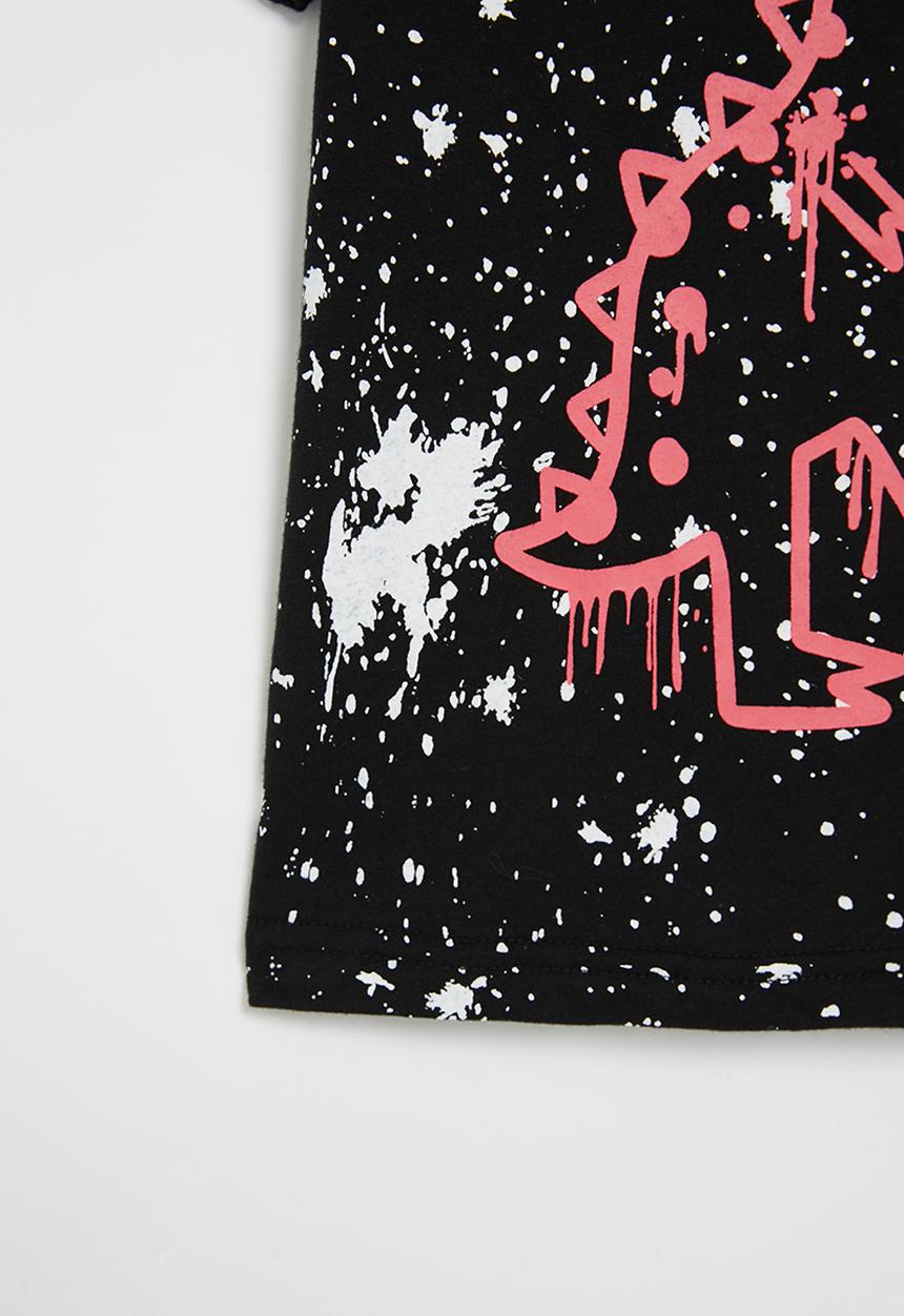 Pop Candy - Dino tee - black