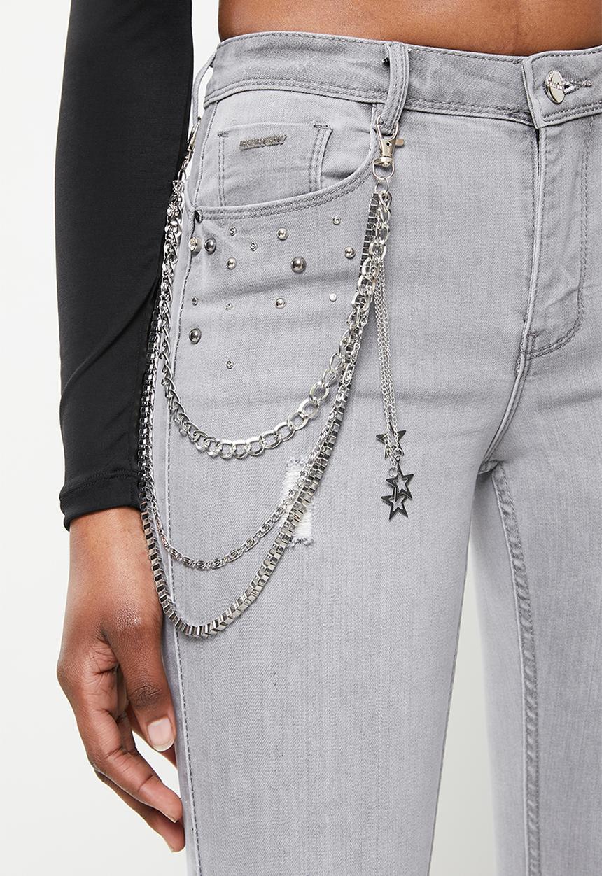 SISSY BOY - Axel with charm and studs - grey