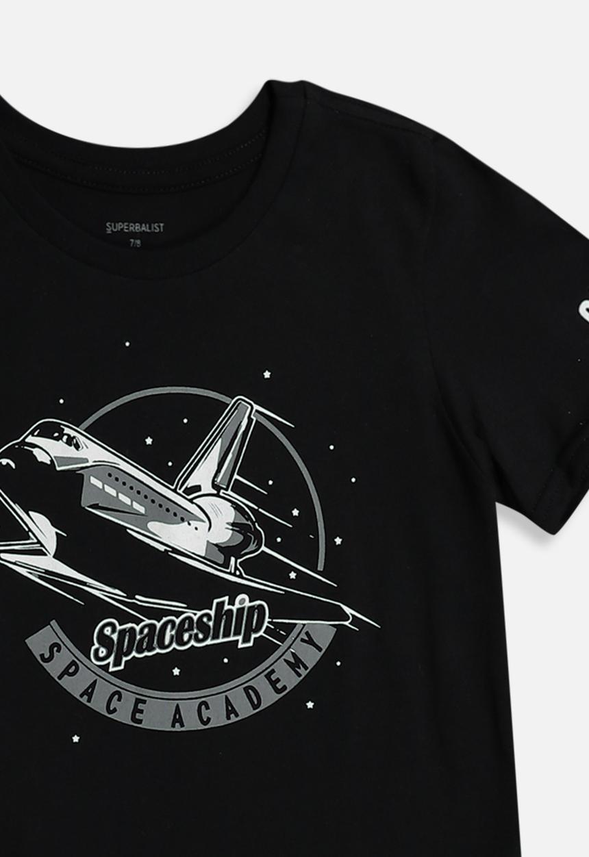 Superbalist - NASA T-shirt & sweat short set - black/grey