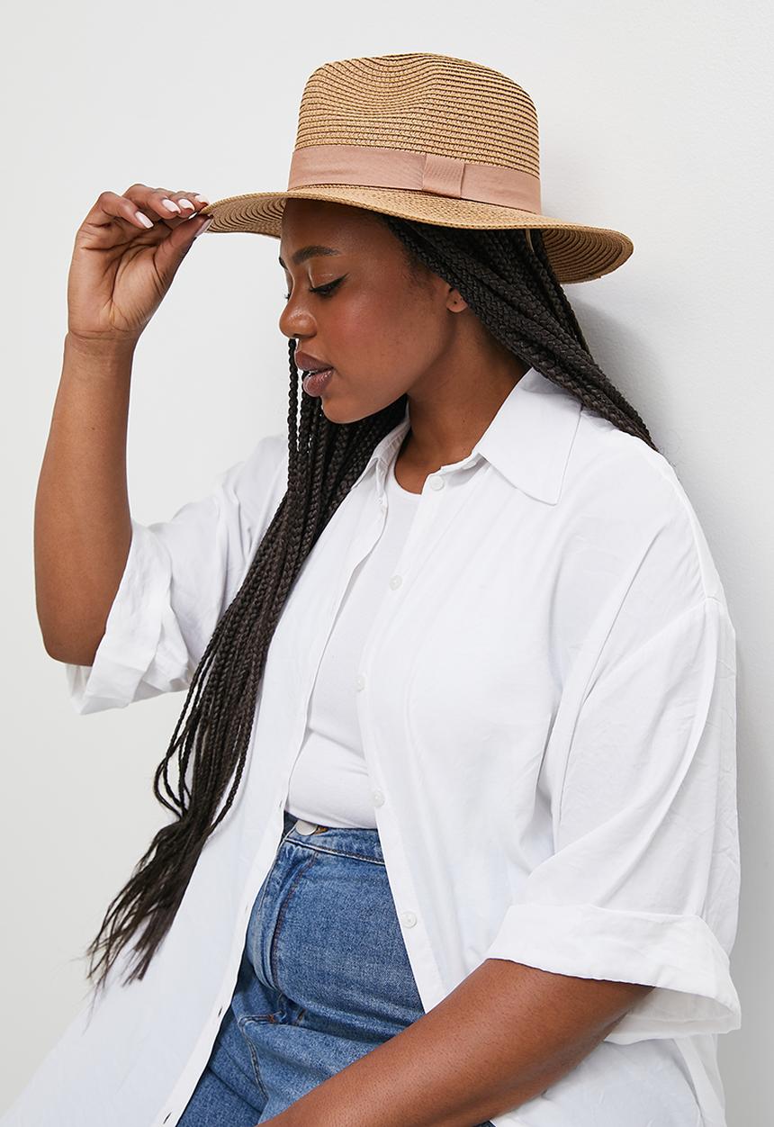 Superbalist - Stace straw fedora - natural