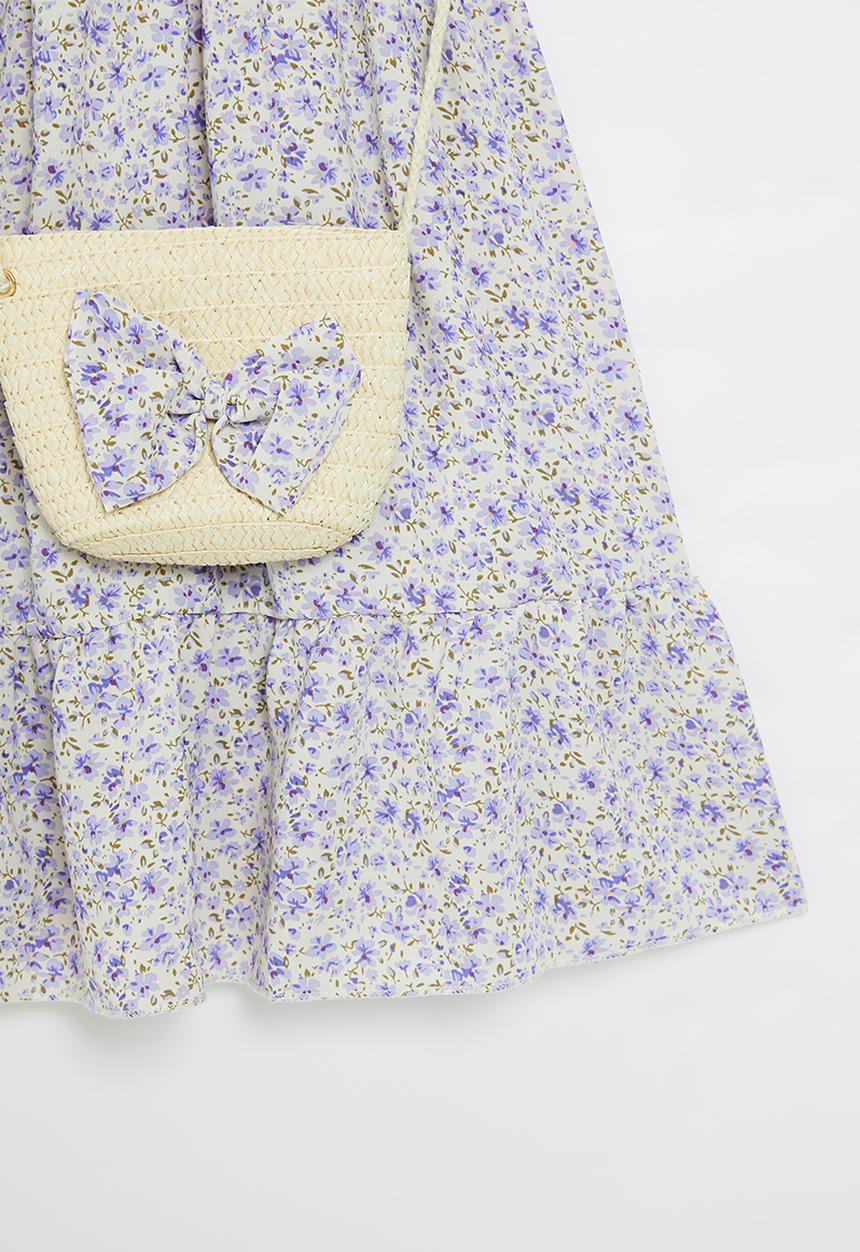 Pop Candy - Puff sleeve dress - blue