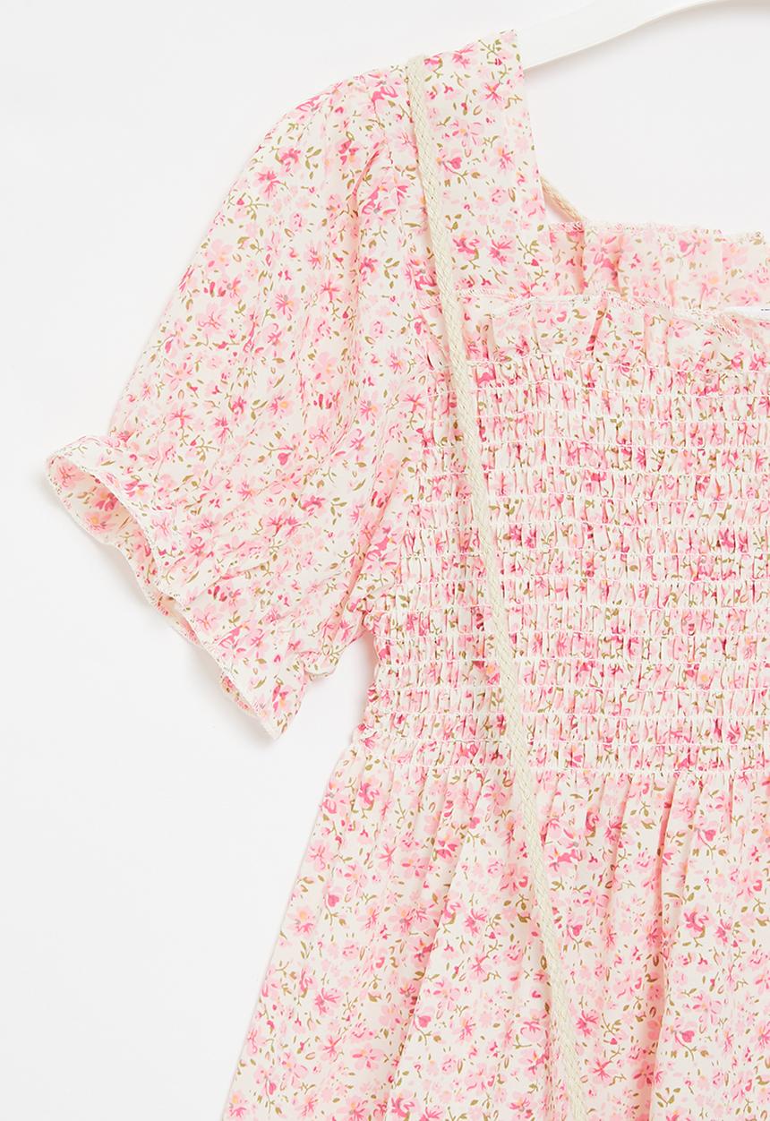 Pop Candy - Puff sleeve dress - pink