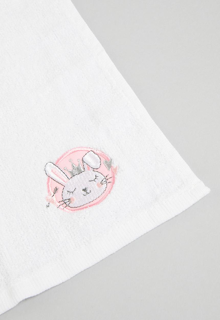 Character Fashion - 3-pack face cloths - white & pink