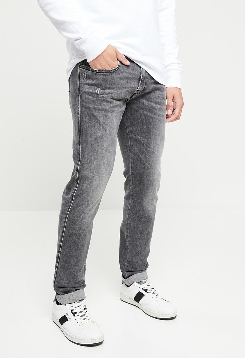Replay - Slim anbass denim - charcoal