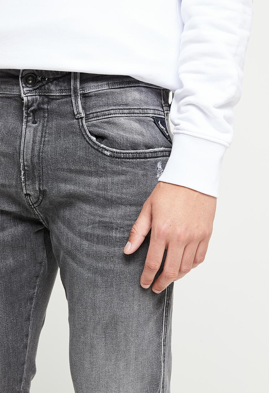 Replay - Slim anbass denim - charcoal
