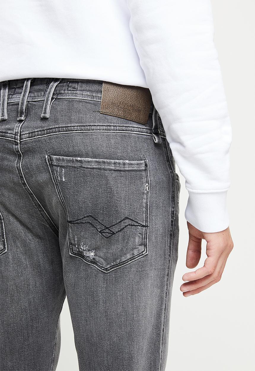 Replay - Slim anbass denim - charcoal