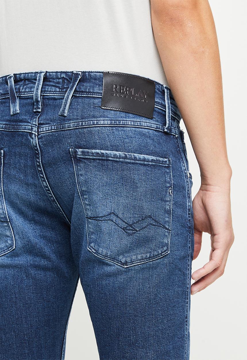 Replay - Anbass slim fit 573 clouds jeans - blue