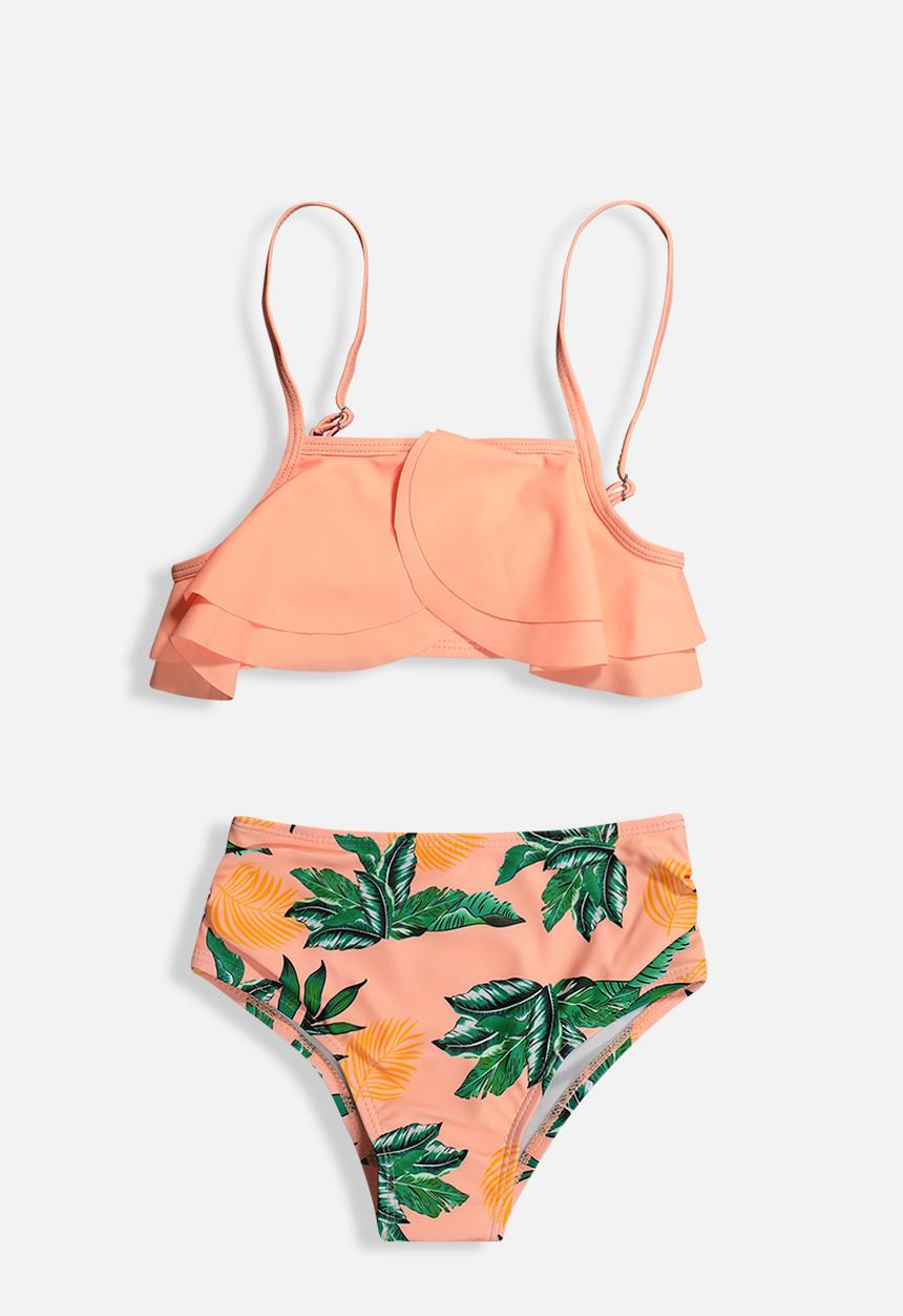 Rebel Republic - Girls 2 piece bikini - peach