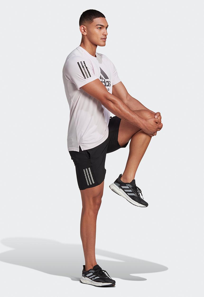 adidas Performance - Unv running tee - almost pink