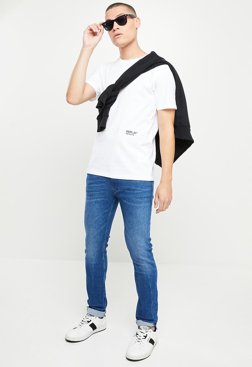 Replay - Jondrill skinny - mid blue