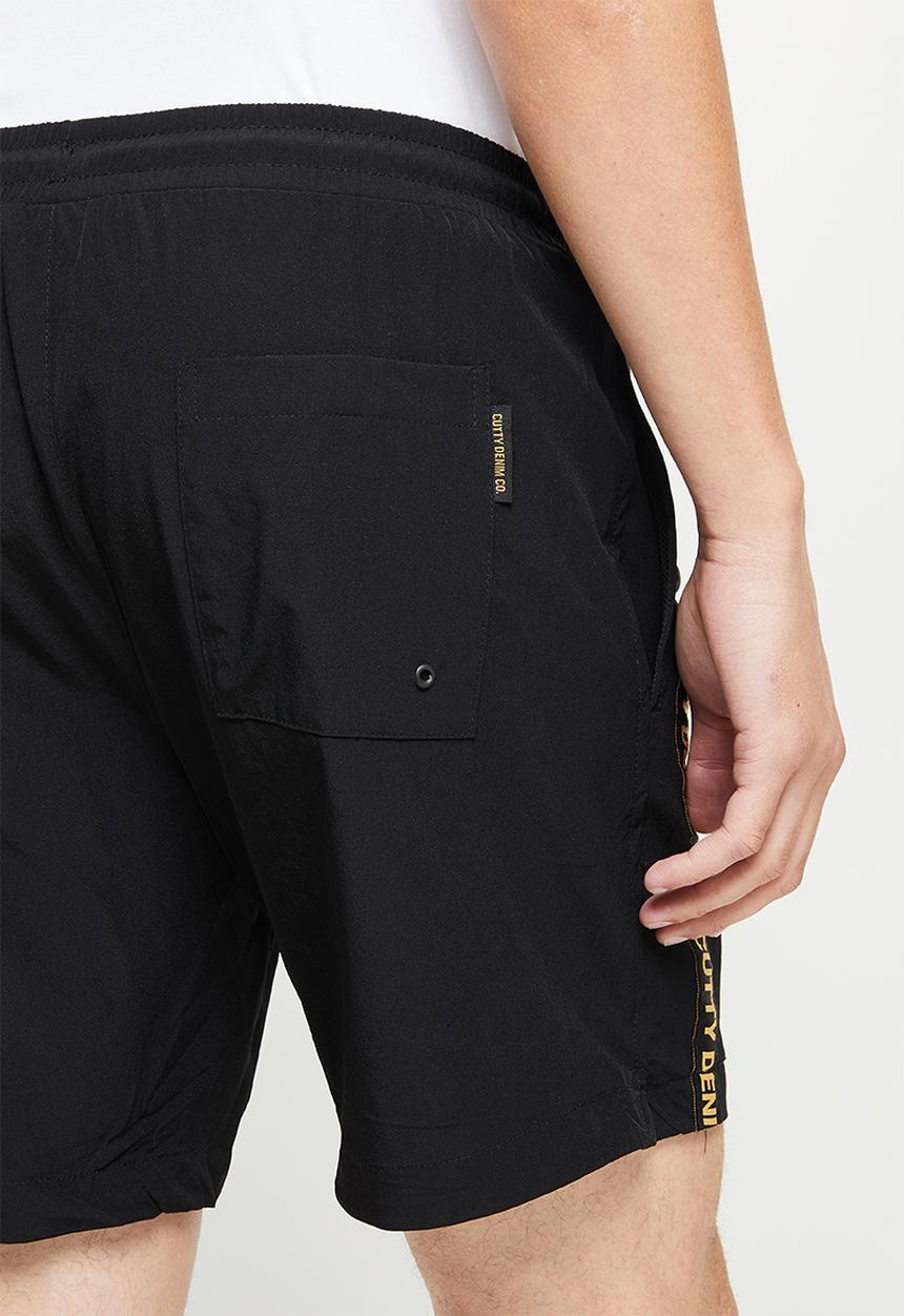 Cutty - Sailor active  fit short - black