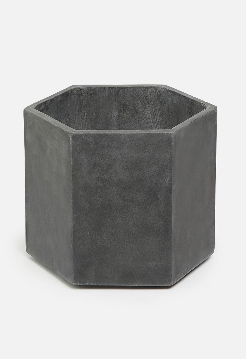 Sixth Floor - Drake large outdoor planter-anthracite