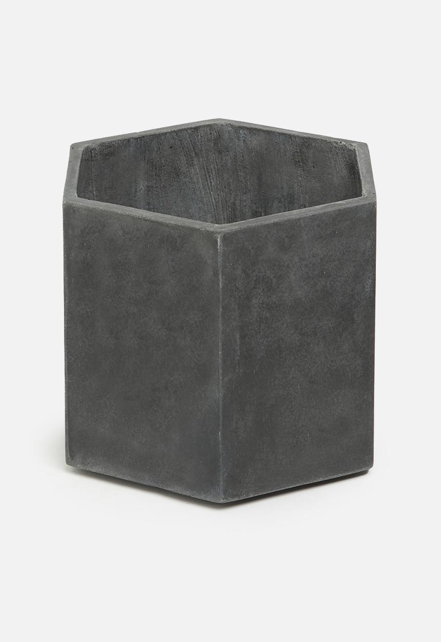 Sixth Floor - Drake large outdoor planter-anthracite