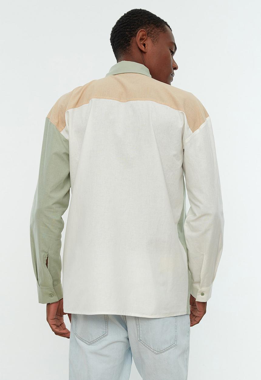 Trendyol - Colour block slim fit shirt - multi