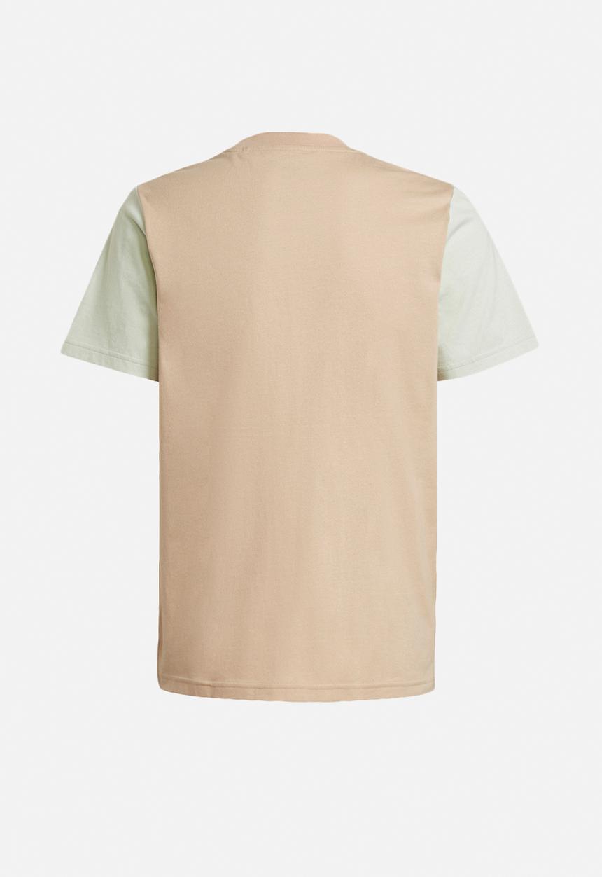 adidas Originals - Tee - magic beige, wonder white, linen green & almost pink
