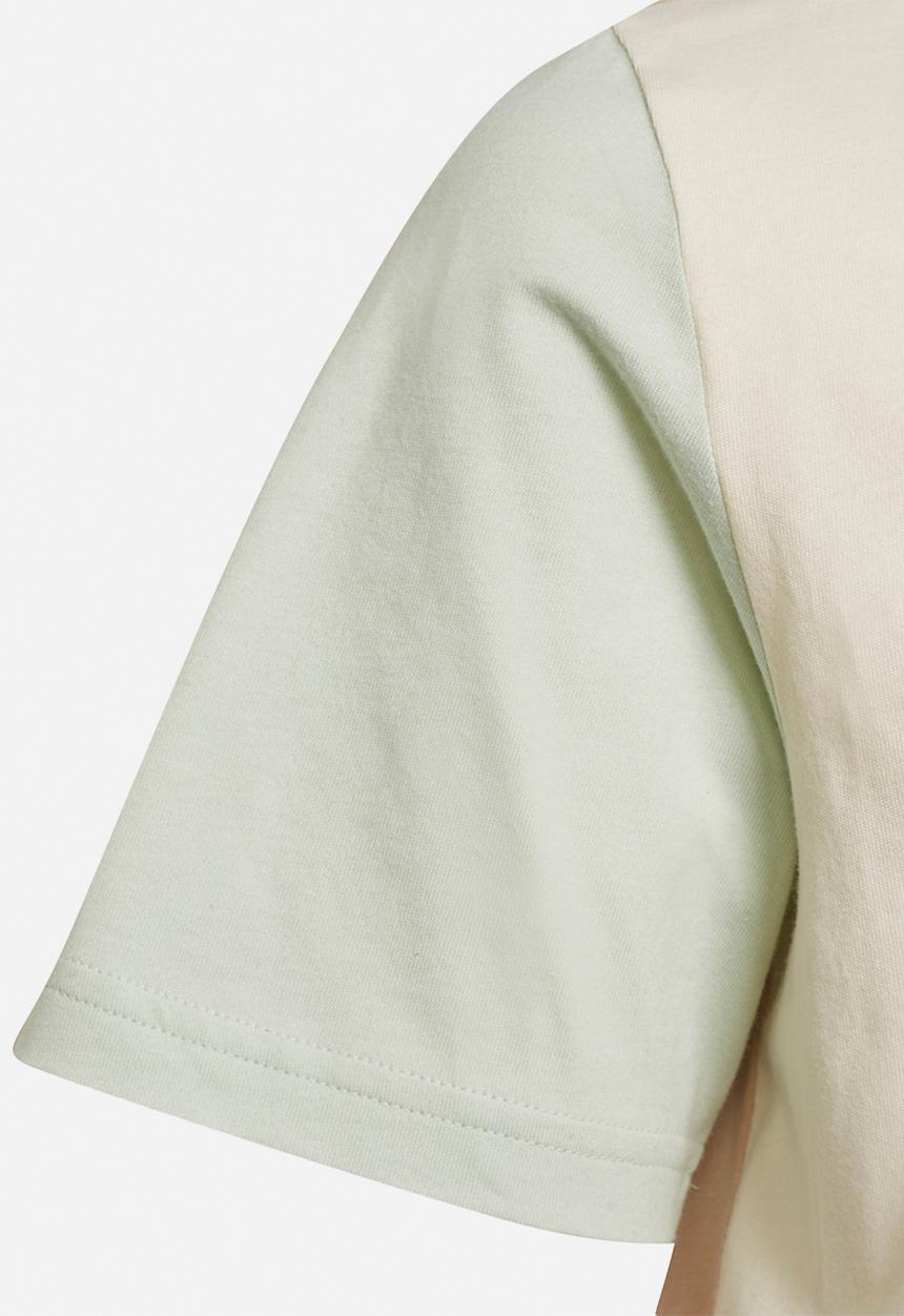 adidas Originals - Tee - magic beige, wonder white, linen green & almost pink