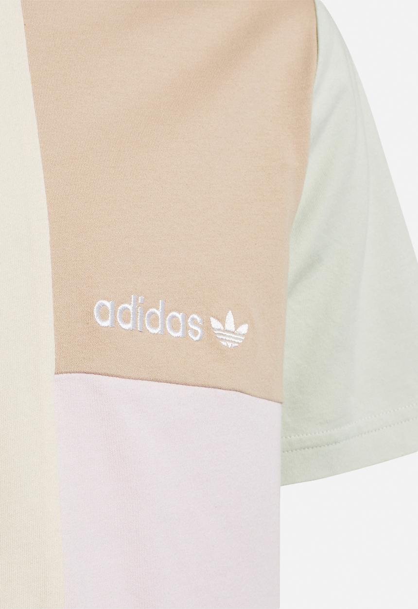 adidas Originals - Tee - magic beige, wonder white, linen green & almost pink