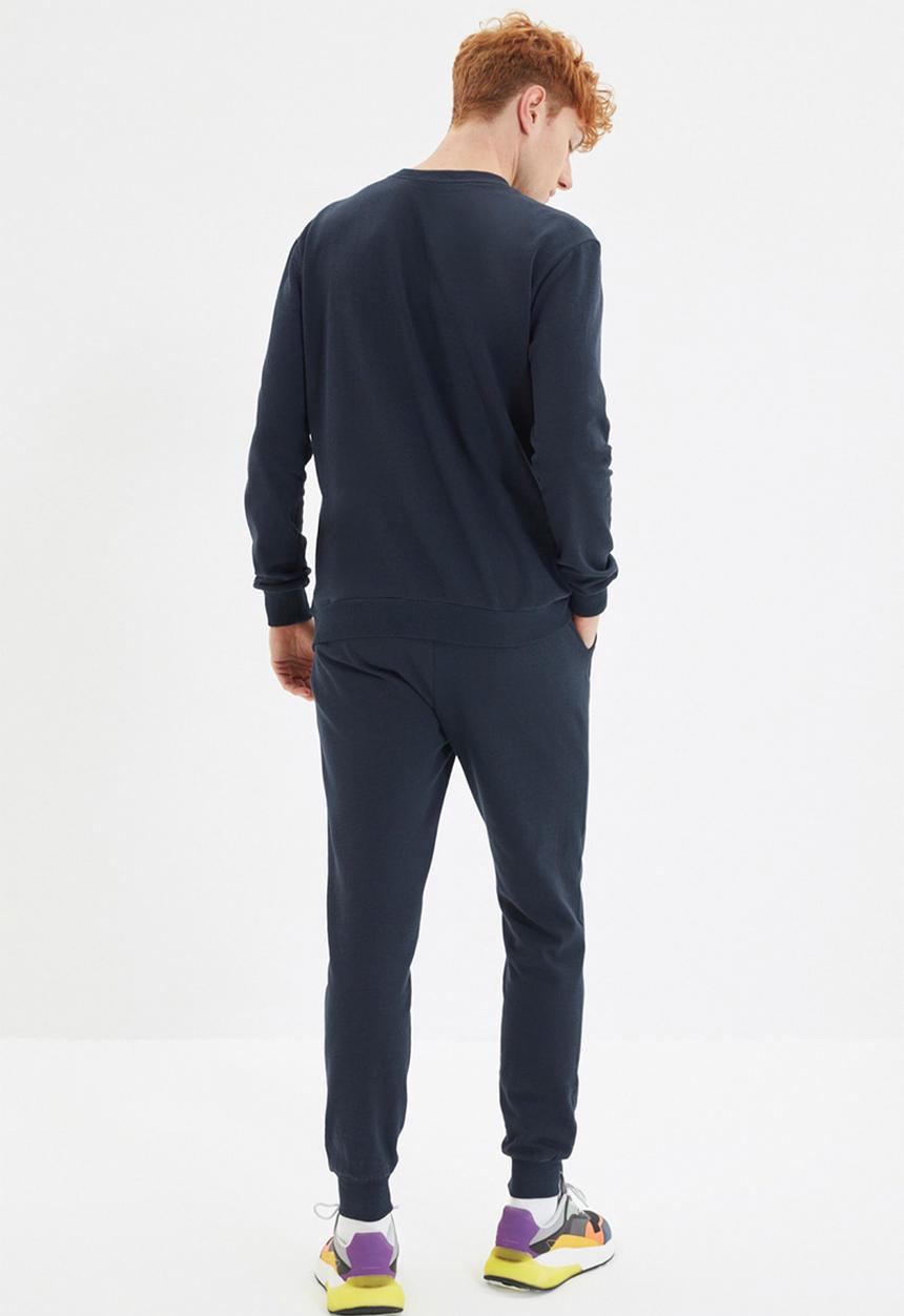 Trendyol - Printed sweatsuit - navy