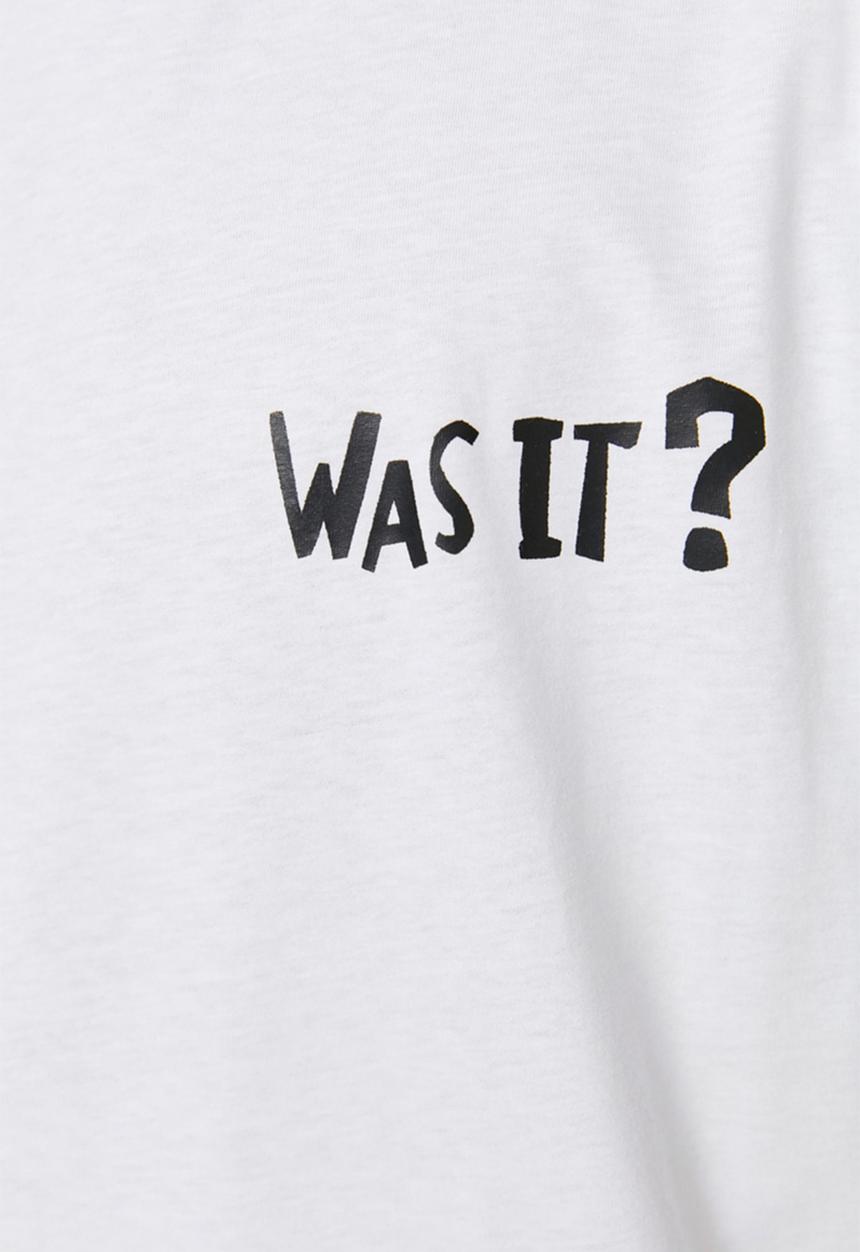 Trendyol - It was me oversize fit back print tee - white