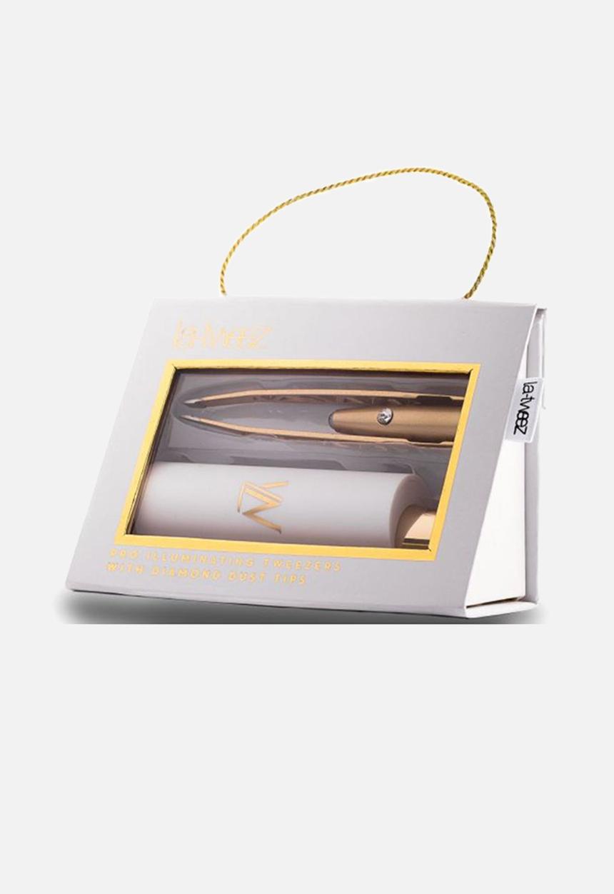 la-tweez - Pro Illuminating Tweezers - Gold