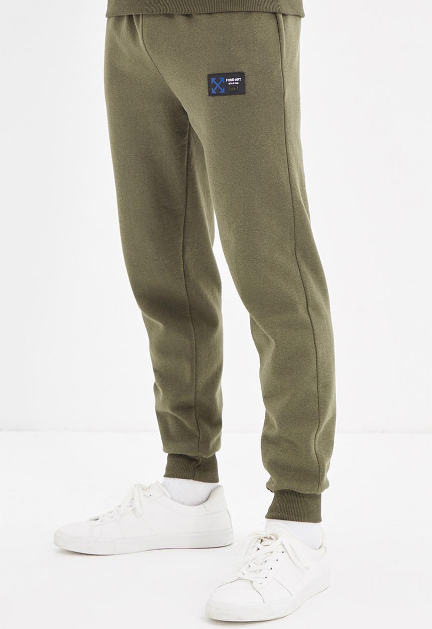 Trendyol - Printed sweatsuit - khaki