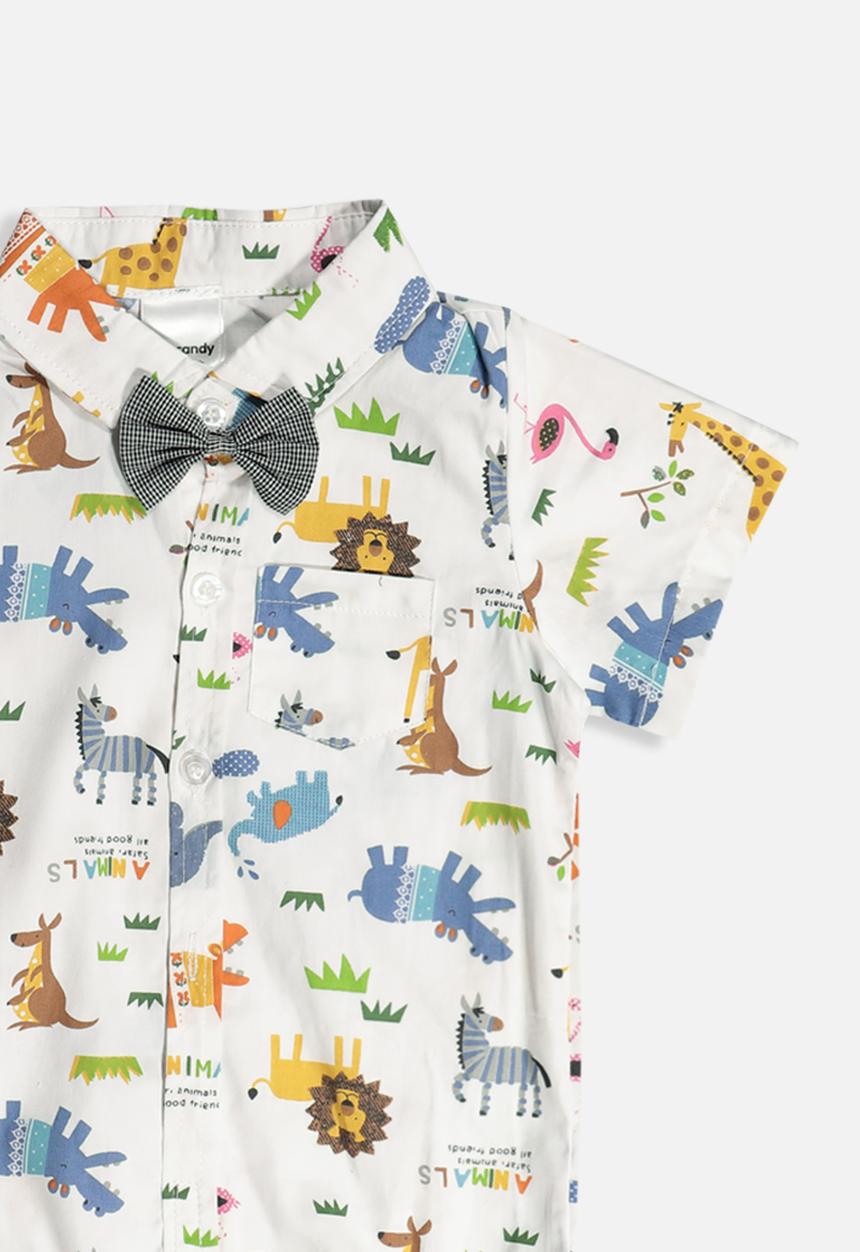 Pop Candy - Baby shirt & short set - multi