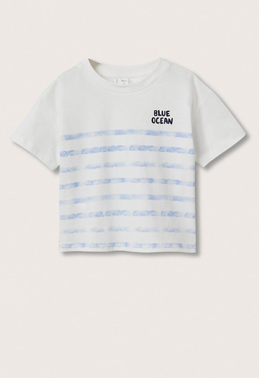 MANGO - T-shirt ocean - neutral