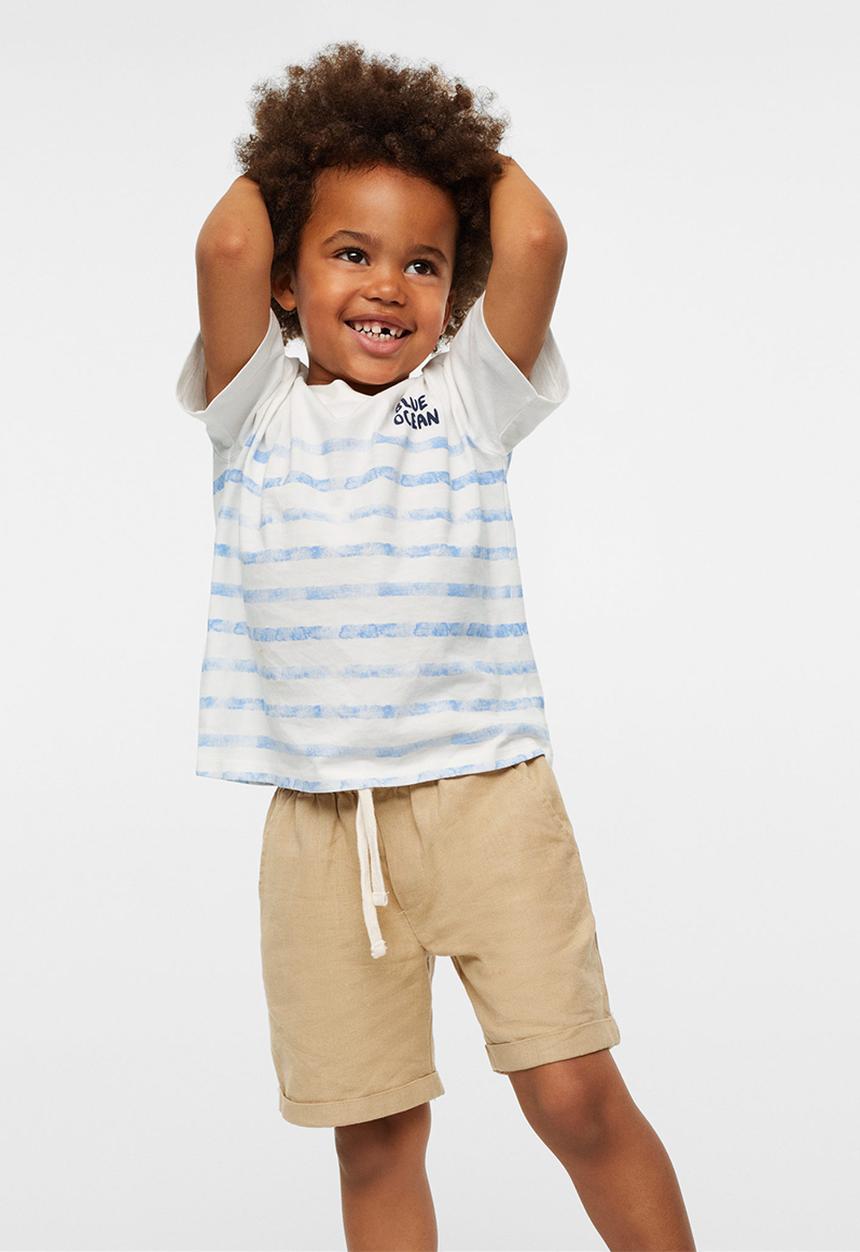 MANGO - T-shirt ocean - neutral