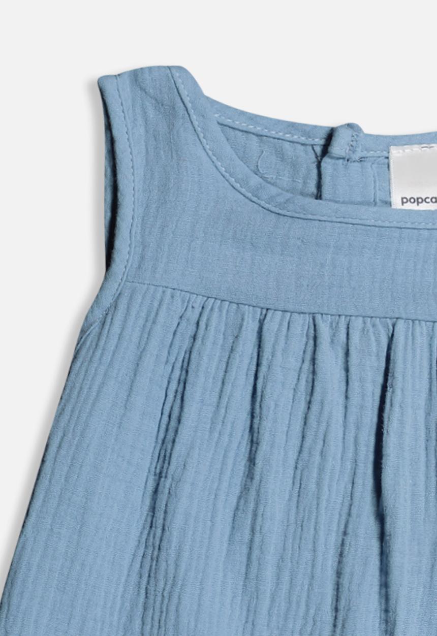 Pop Candy - Sleeveless top & shorts set - blue