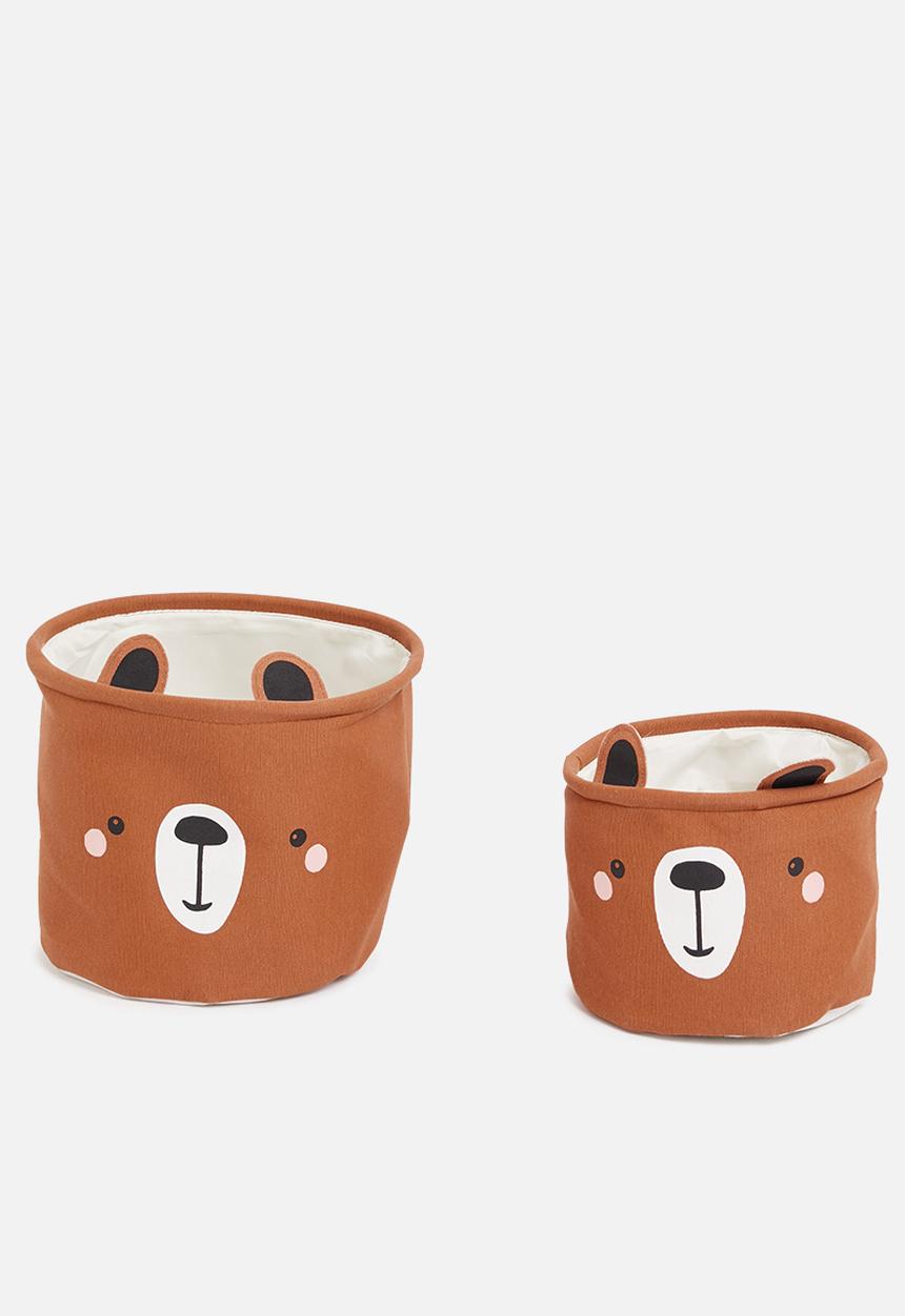Storage Solutions - Growl basket set of 2 - brown