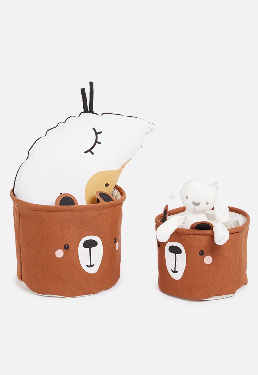 Storage Solutions - Growl basket set of 2 - brown