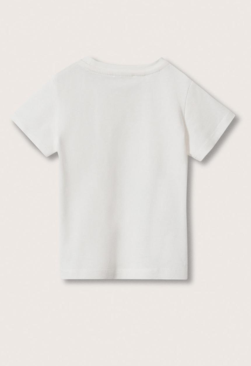 MANGO - T-shirt water - white