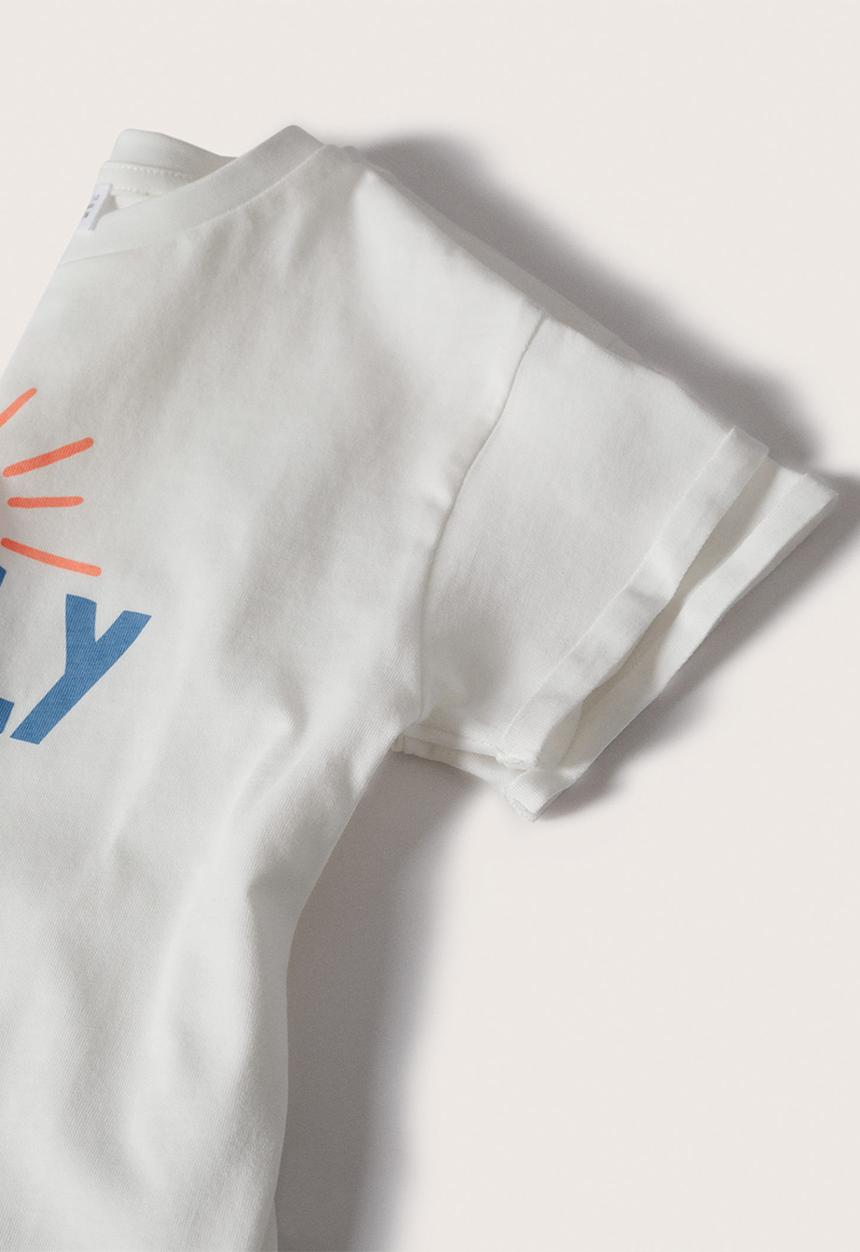MANGO - T-shirt vacay - white