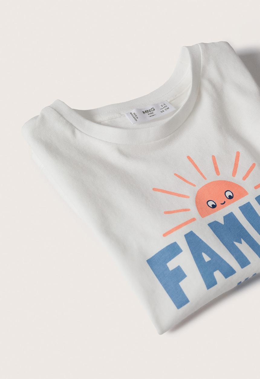 MANGO - T-shirt vacay - white