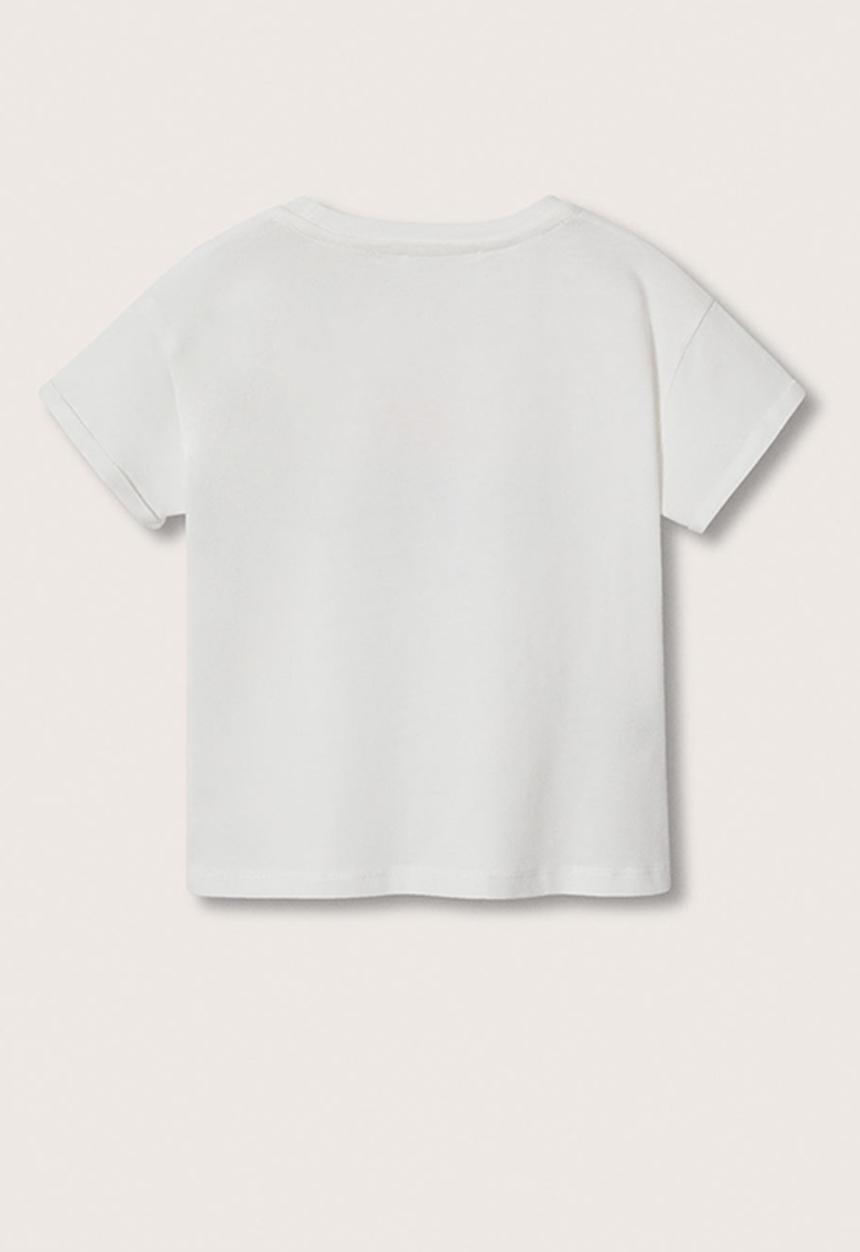 MANGO - T-shirt vacay - white