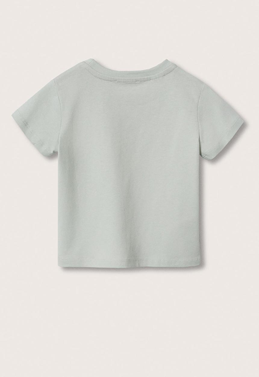 MANGO - T-shirt water - mint green