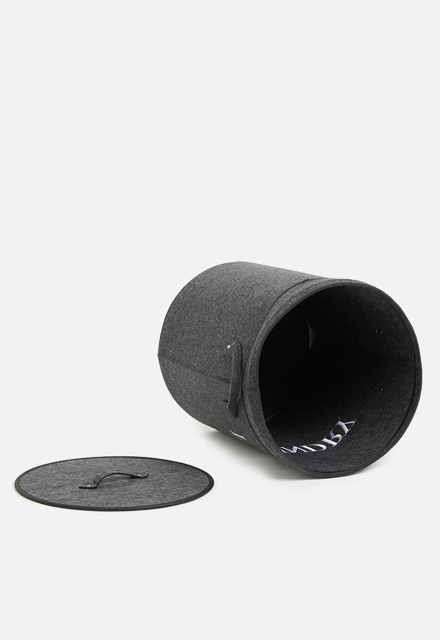 Storage Solutions - Felt laundry bag - black