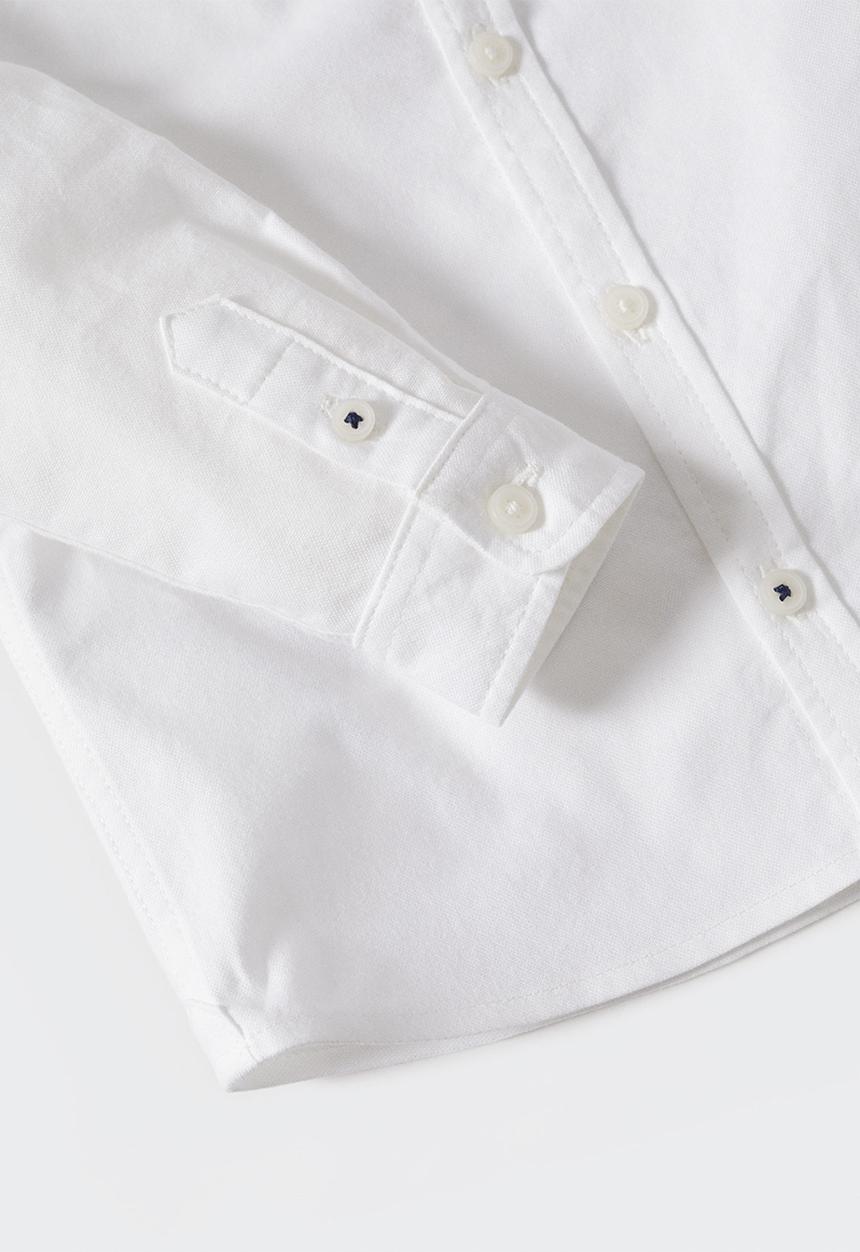 MANGO - Shirt oxford - white