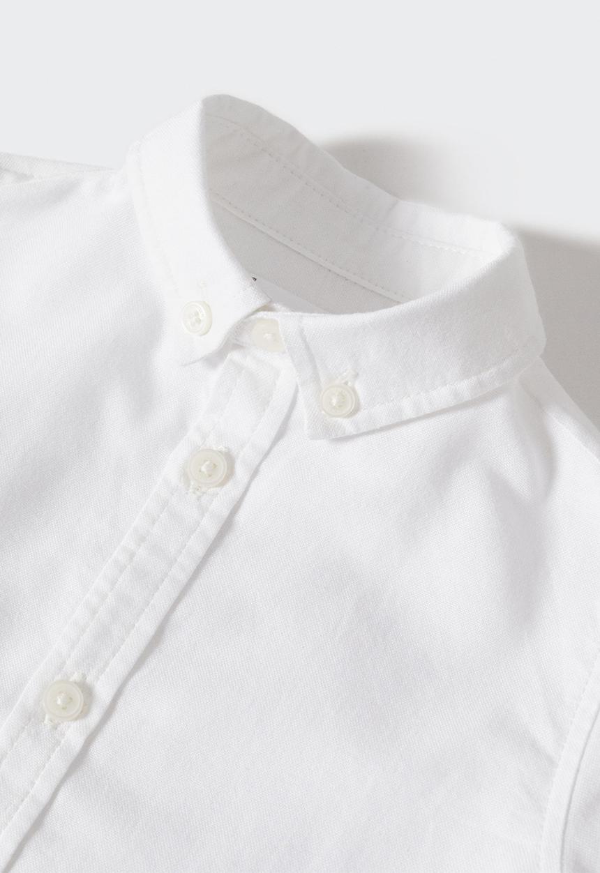 MANGO - Shirt oxford - white