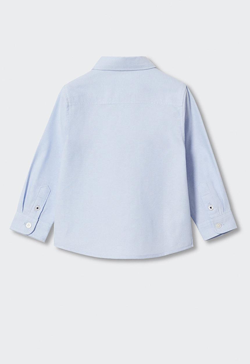 MANGO - Shirt oxford - light blue