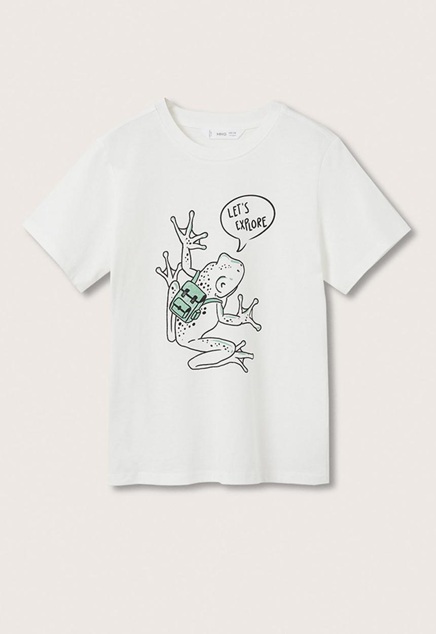 MANGO - T-shirt prix - white